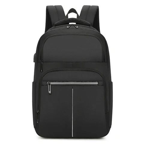 Bolso Escolar Negro #2 Platinium