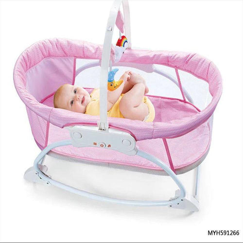 CUNA MUSICAL MECEDORA PARA BEBÉ