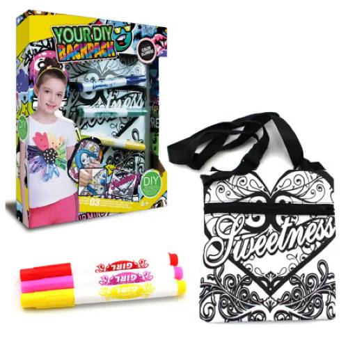 BOLSO PARA COLEAR + MARCADORES - NIÑA