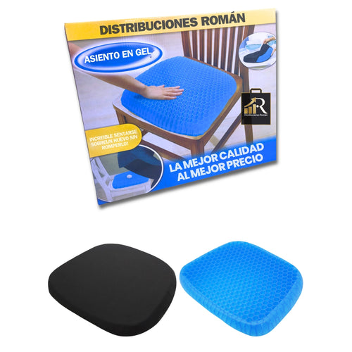 ASIENTO COJÍN DE GEL (ERGONÓMICO)