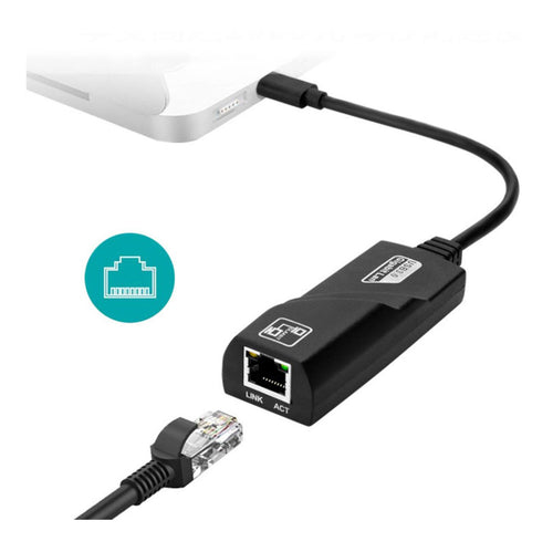 ADAPTADOR CONVERTIDOR TIPOC  ETHERNET 45