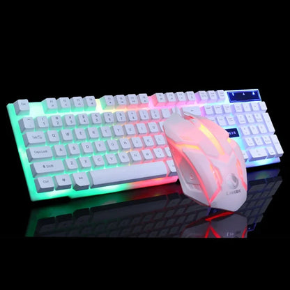 COMBO GAMER TECLADO CON LUCES + MOUSE