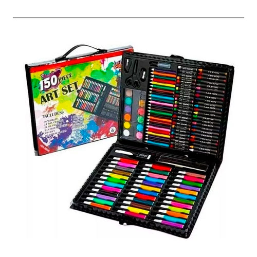 SET ARTE NIÑOS MALETA 150 PIEZAS CRAYON