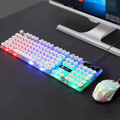 COMBO GAMER TECLADO CON LUCES + MOUSE